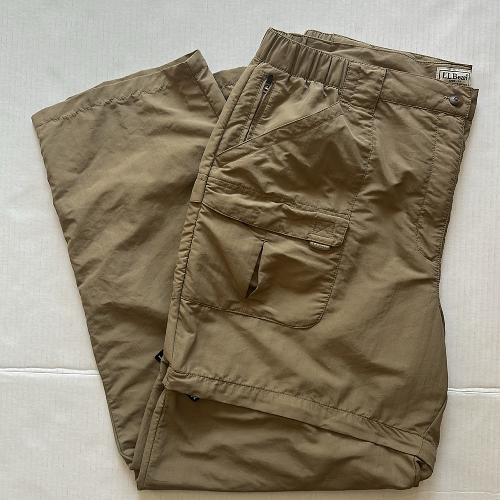 L.L.Bean Nylon Zip-Off Hiking Pants - XL Regular